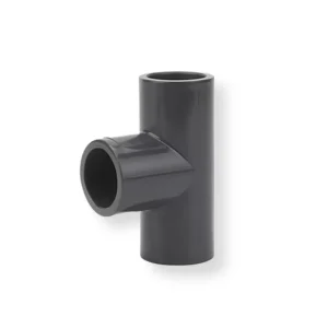 Shock T sambungan pipa PVC hitam 1/2 inch SSBO untuk cabang aliran pipa