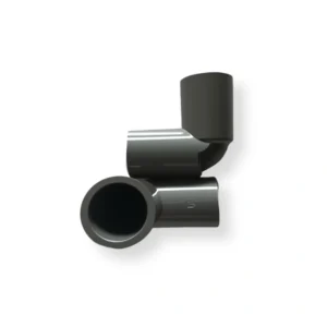 Sambungan pipa siku PVC hitam ukuran 1/2 inch untuk belokan instalasi air
