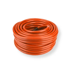 Selang gas 2 lapis SSBO warna oranye, diameter 10 mm, untuk kompor dan alat berbasis LPG