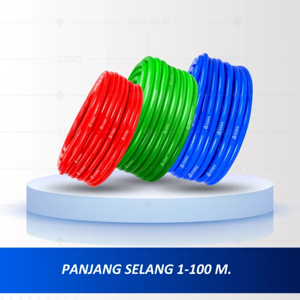 Selang Air Dop SSBO – Ketebalan dinding selang tampak dari potongan ujung